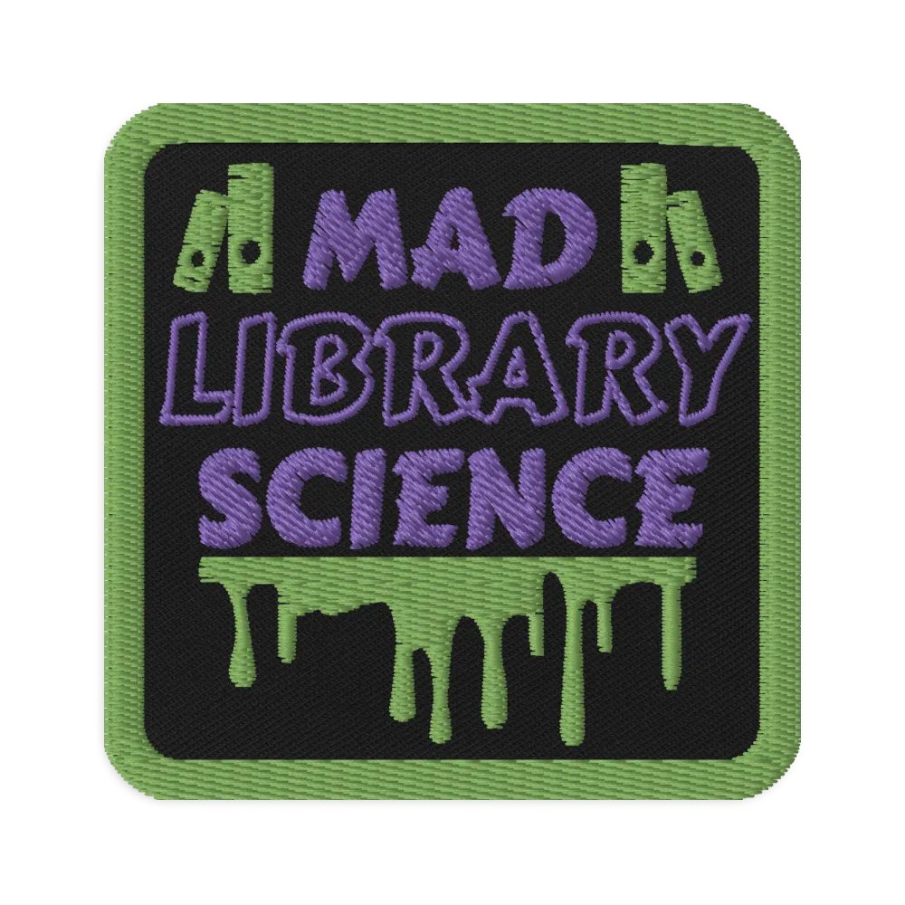 Mad Library Science Green Patch product image (1)