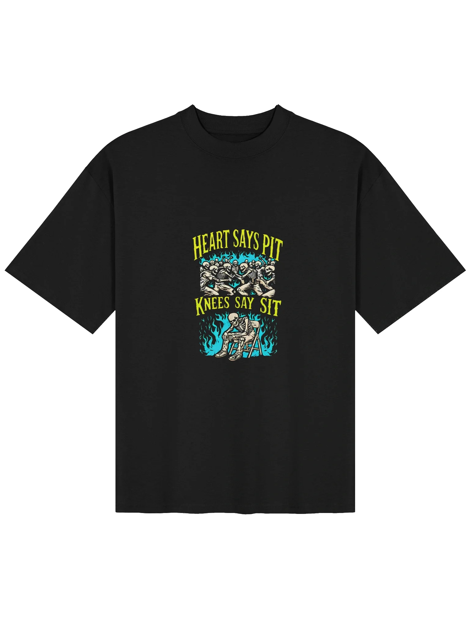 Heart Says Pit Knees Say Sit Shirt product image (112)