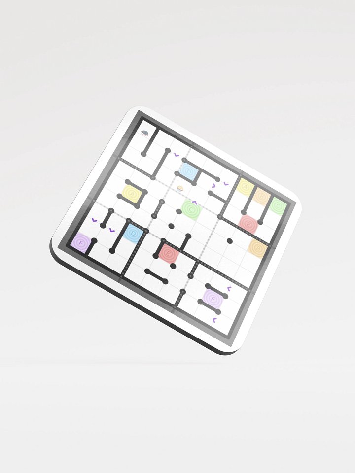 Rat Run Coaster Black Maze product image (1)