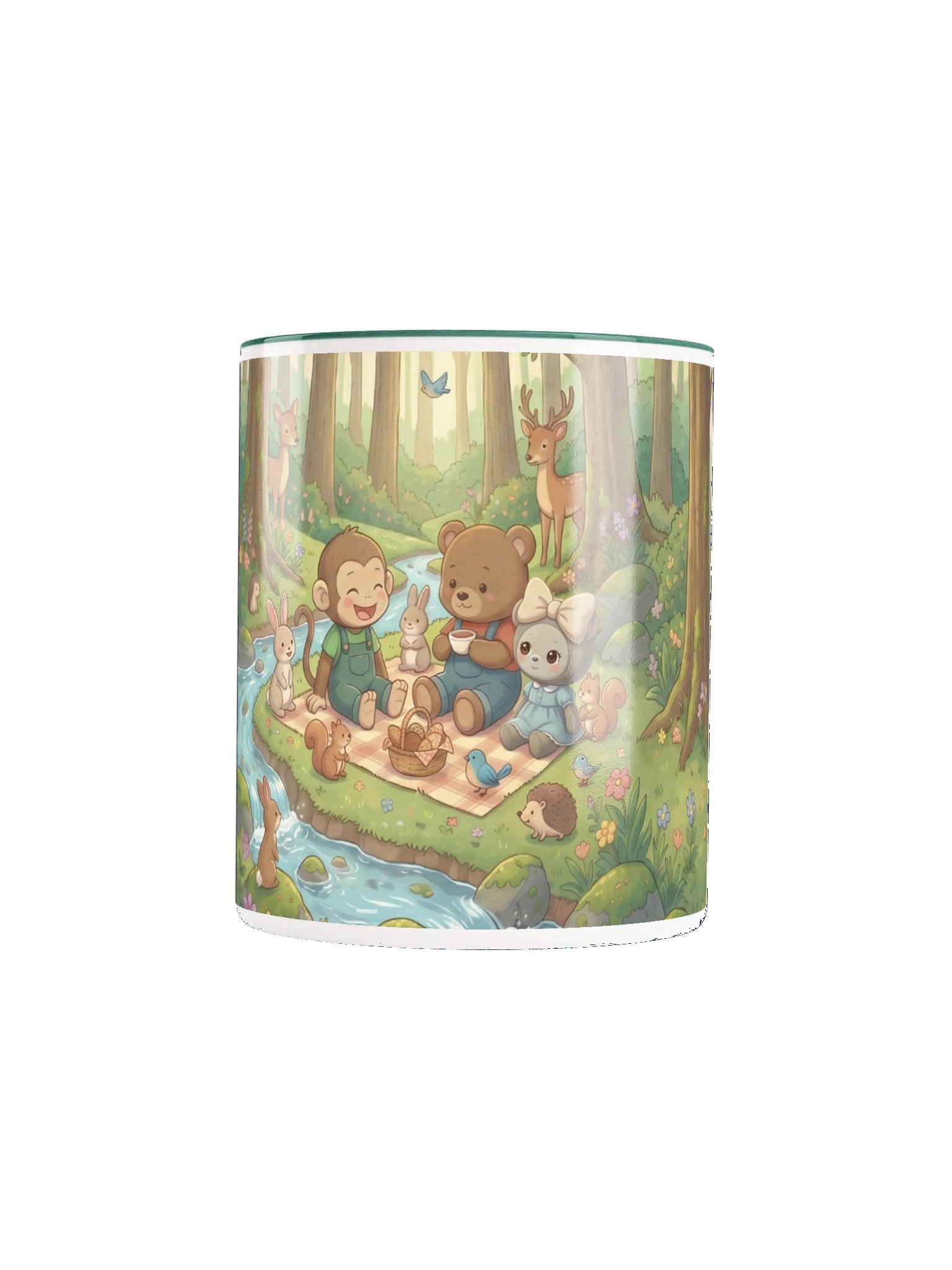 Šalica - Lutkica Lina i Veseli Šumski Piknik 🐻🐒🌳 product image (25)