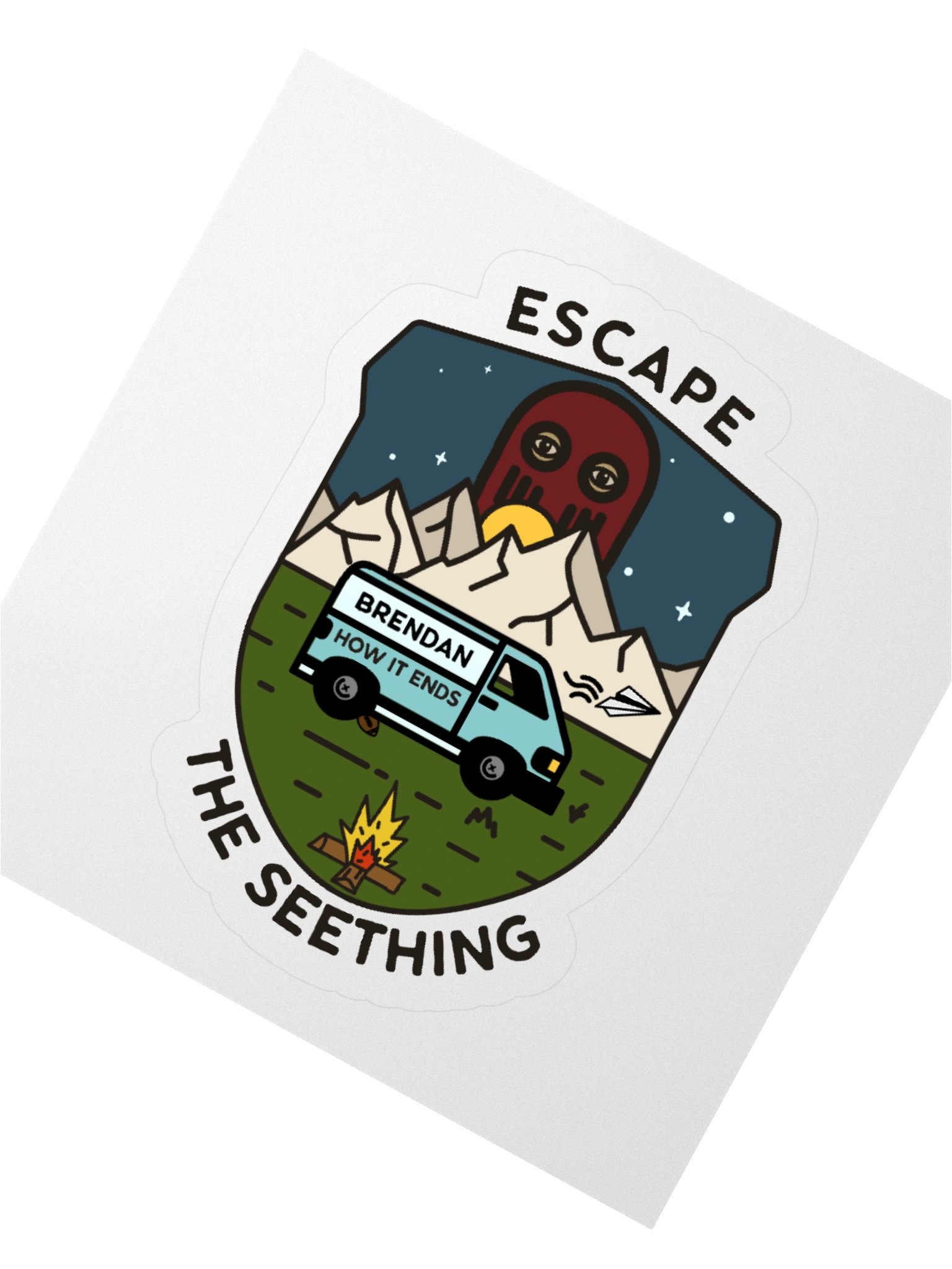 ESCAPE, Brendan Sticker product image (2)