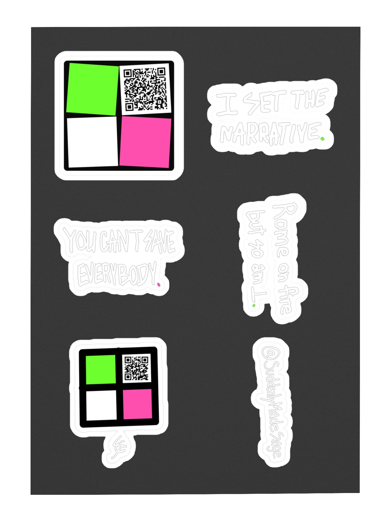Blackout Sticker Sheet — All Three product image (3)