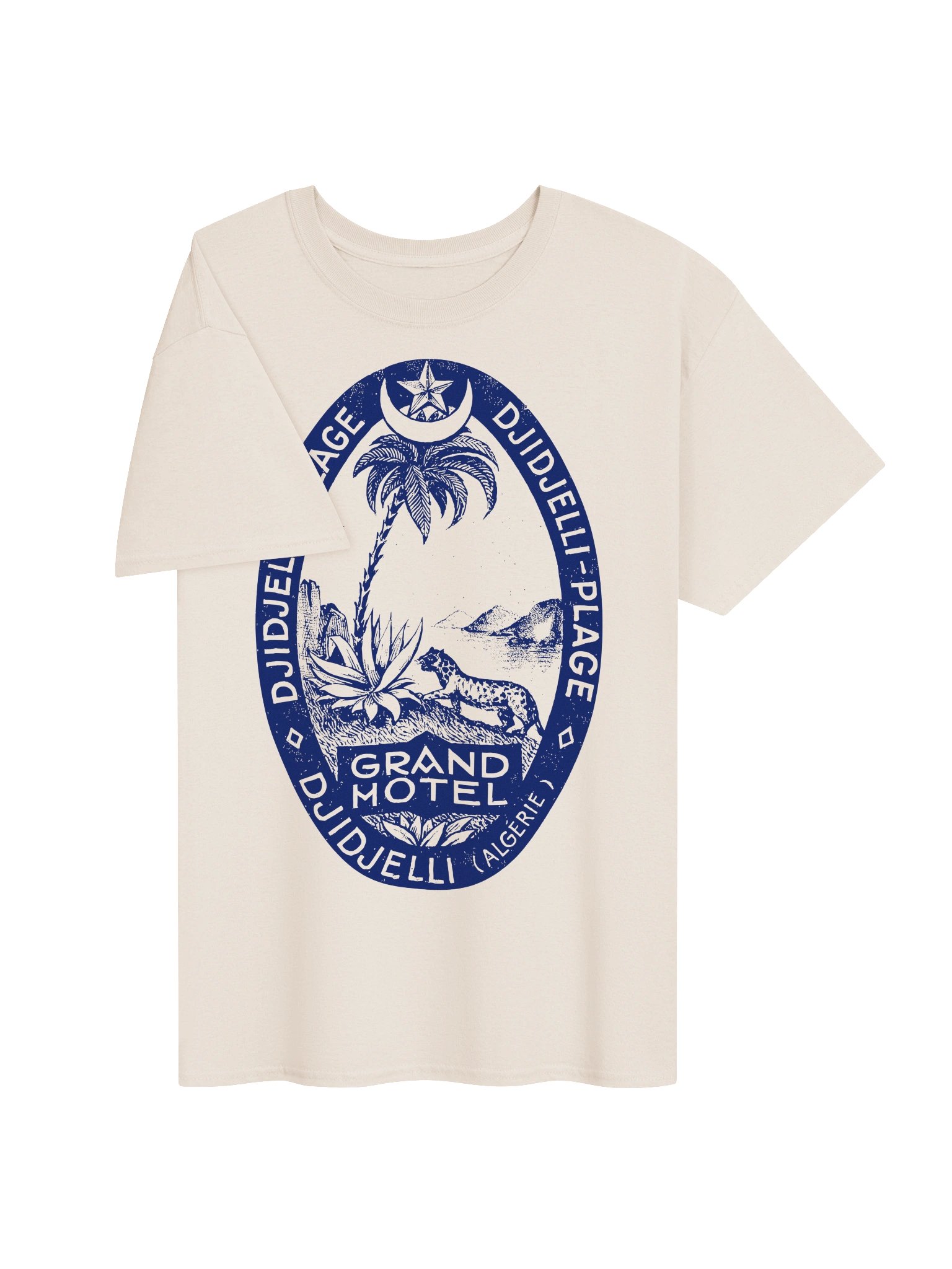 Djidjelli Plage Grand Motel Vintage Coastal T-Shirt product image (14)