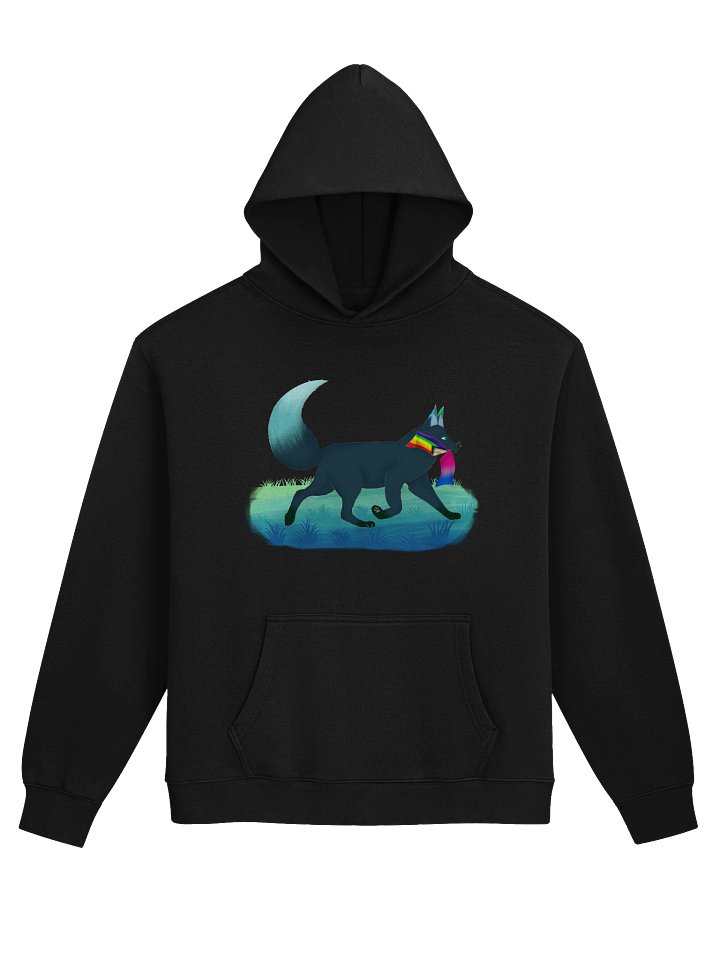Both Pride Flags Fox Trot - Unisex Premium Oversized Hoodie product image (1)