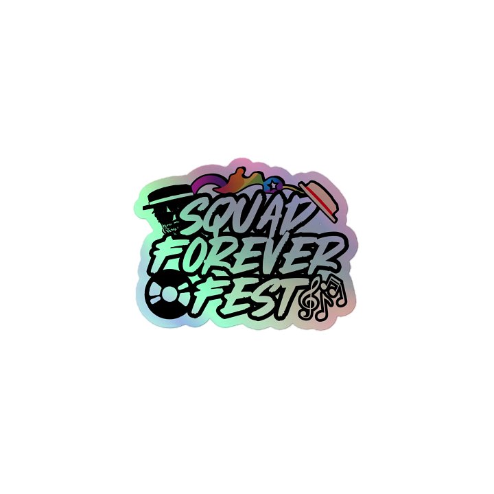 Squad Forever Fest Holographic Sticker Sheet product image (1)