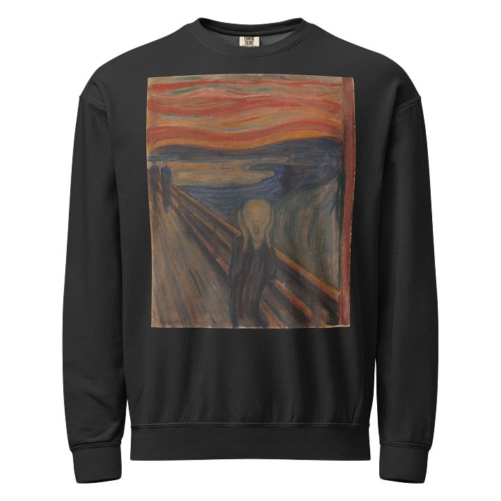 Edvard Munch The Scream Sweatshirt (Comfort Colors) product image (1)