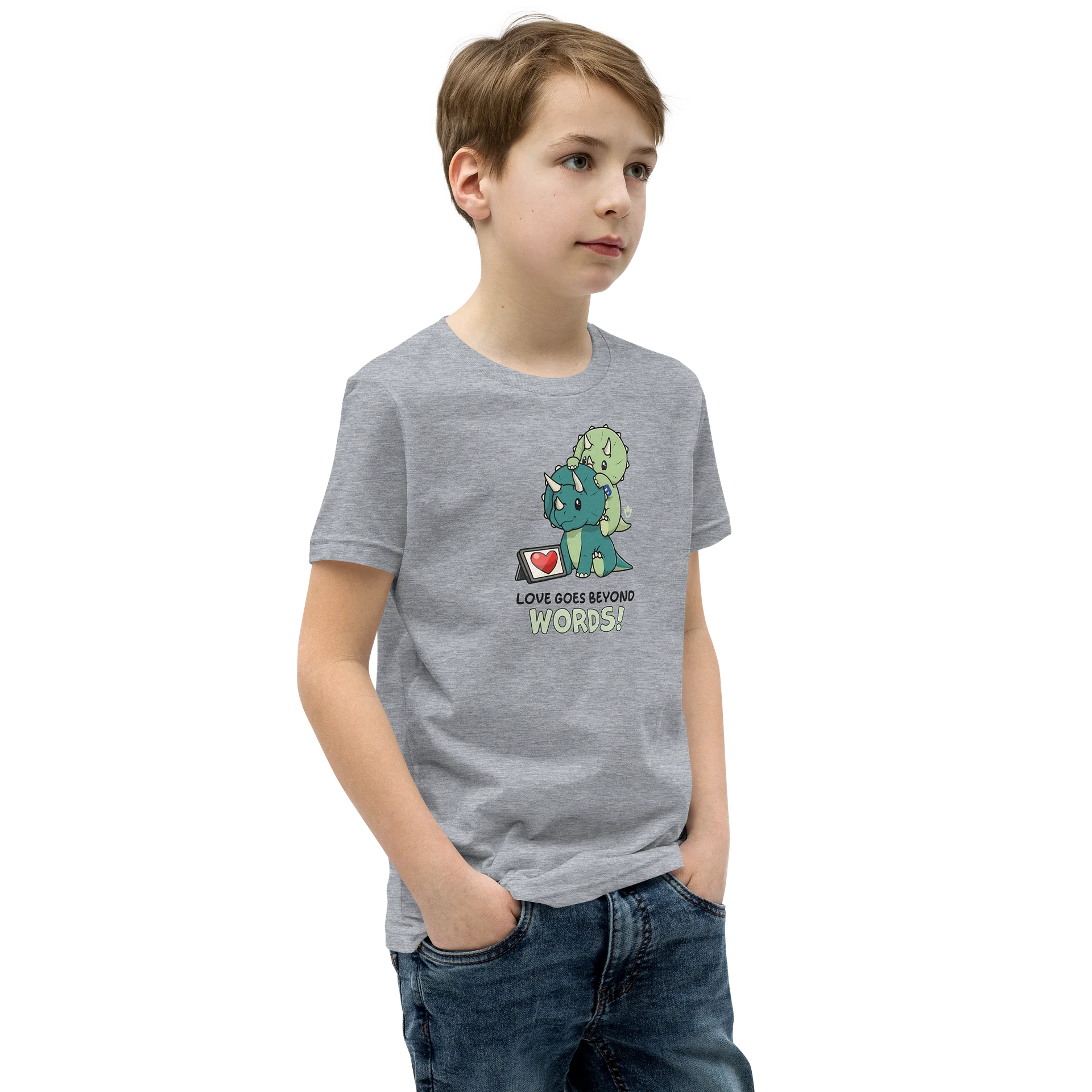 Love Goes Beyond Words! - Kids Tee product image (3)