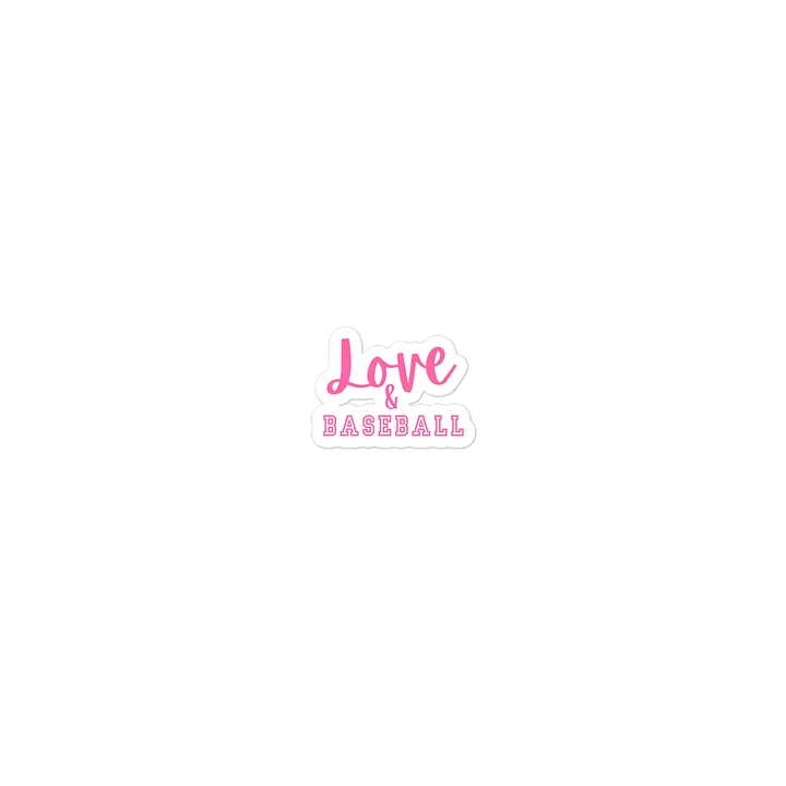 Love & Baseball - Title Sticker product image (1)