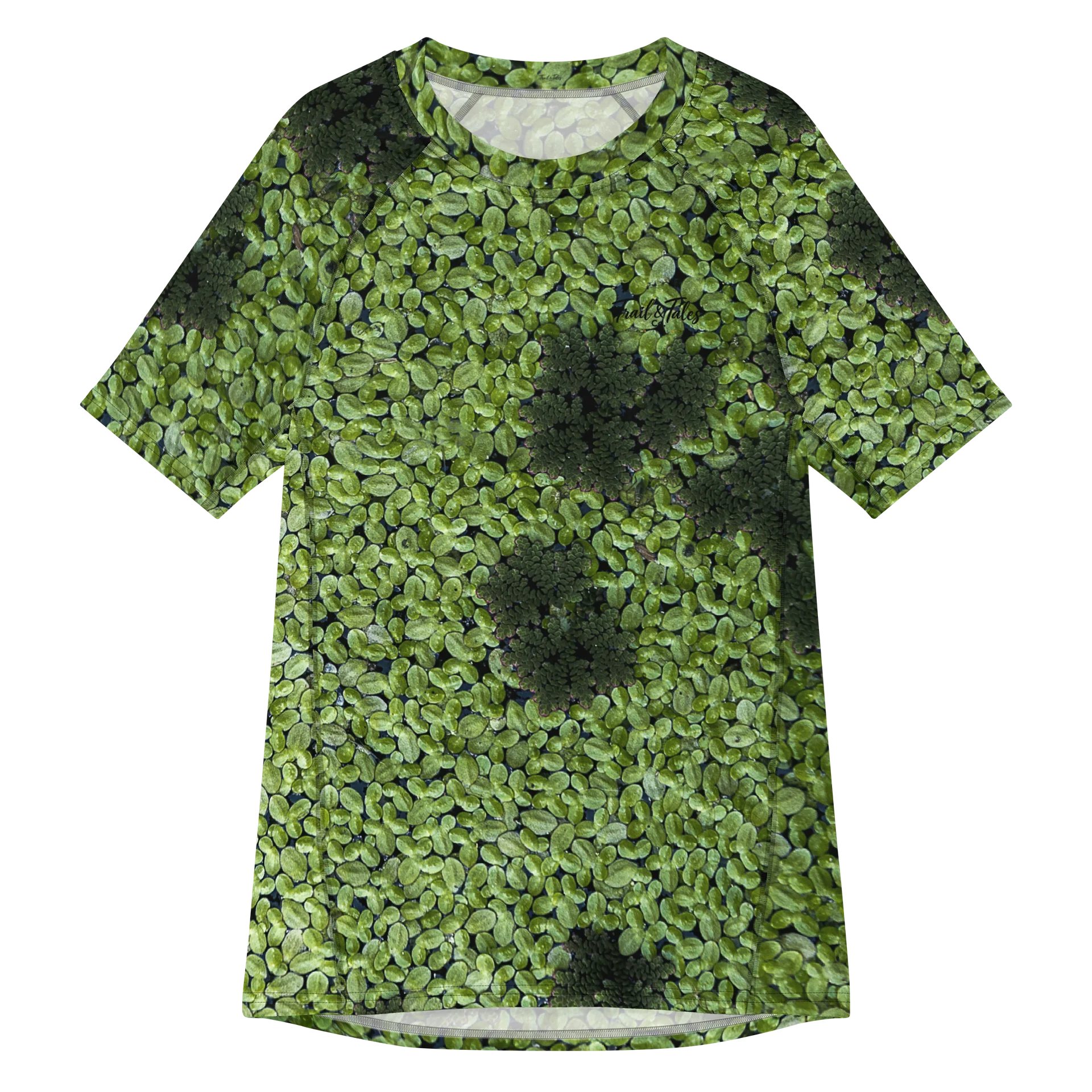 Verdant Life All-Over Print Men's Recycled Short Sleeve Rash Guard product image (1)