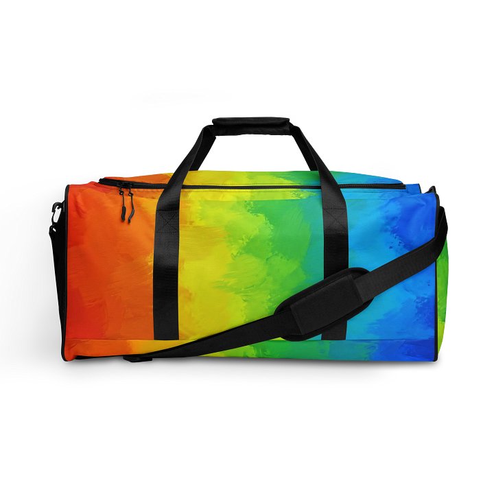 Rainbow Gradient All-Over Duffle Bag product image (1)