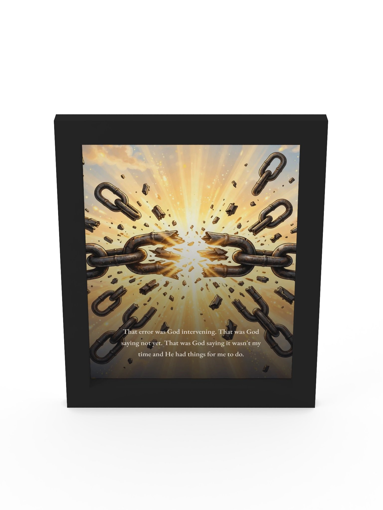 God Intervening Framed Wall Art product image (5)