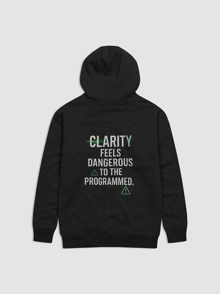 Clarity feels dangerous to the programed Hoodie B product image (17)