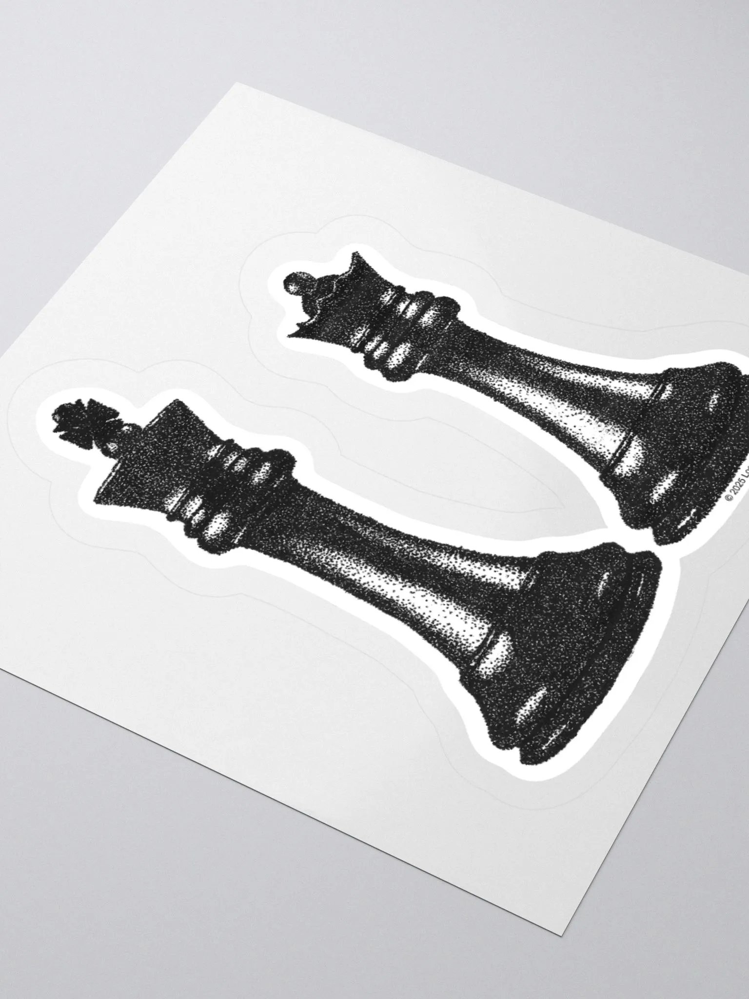 "Couple" Chess King & Queen Stipple product image (8)