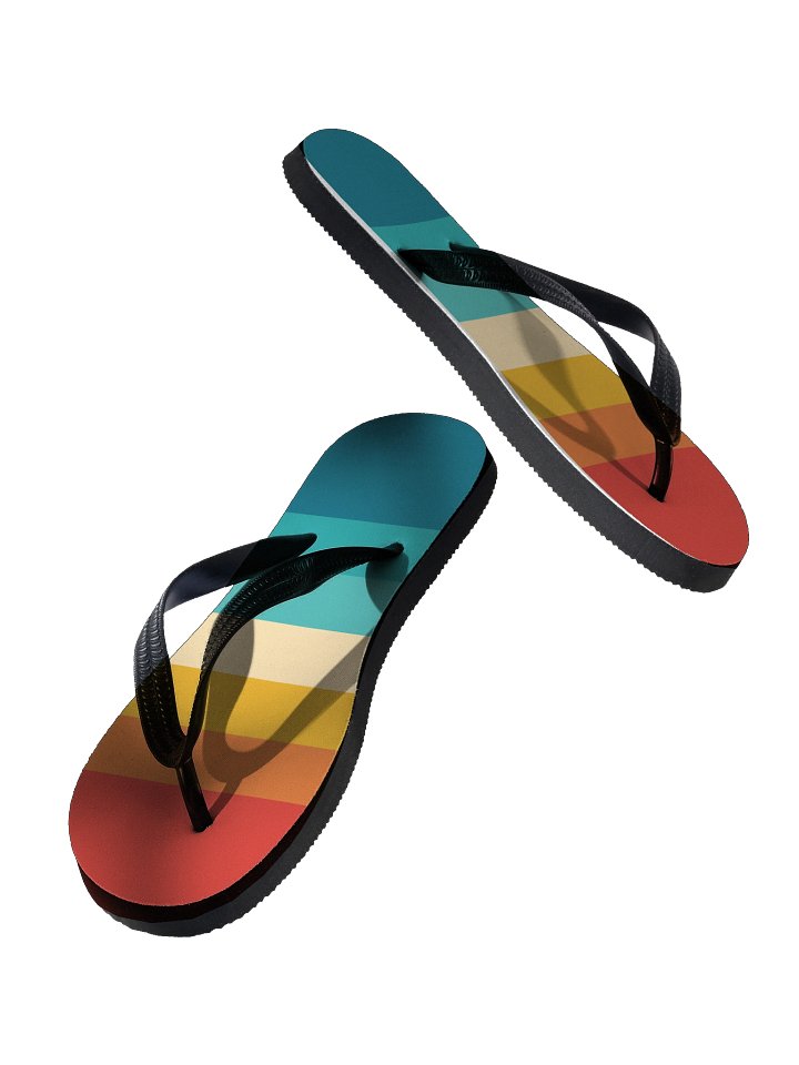 Sunset Striped Bliss Flip-Flops product image (2)