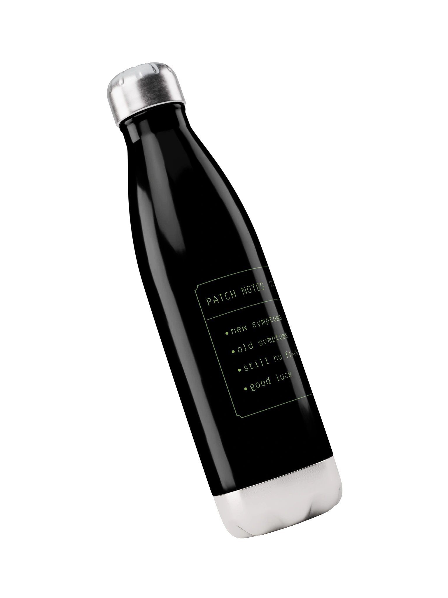 Patch Notes Water Bottle | Chronic Illness & Spoonie Gamer Humor product image (3)