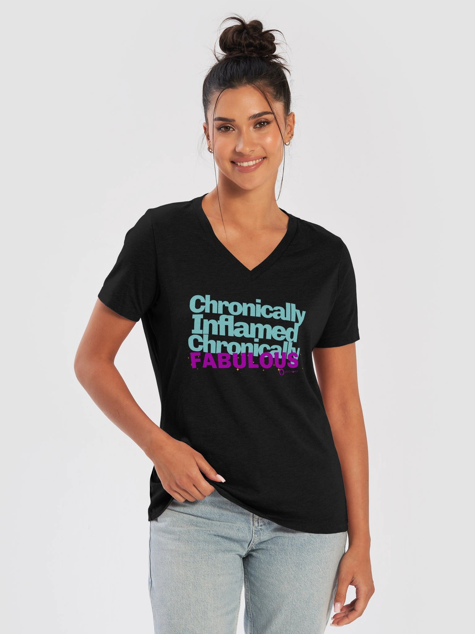 Chronically Inflamed, Chronically Fabulous V-Neck product image (26)