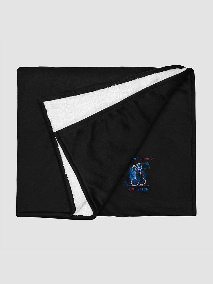 CUTEST WEINER - Port Authority Embroidered Premium Sherpa Blanket Port Authority BP40 product image (2)