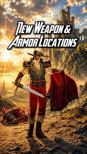 NEW WEAPON and ARMOR SET LOCATIONS in ELDEN RING UPDATE #eldenring #gaming #bandainamcocreator