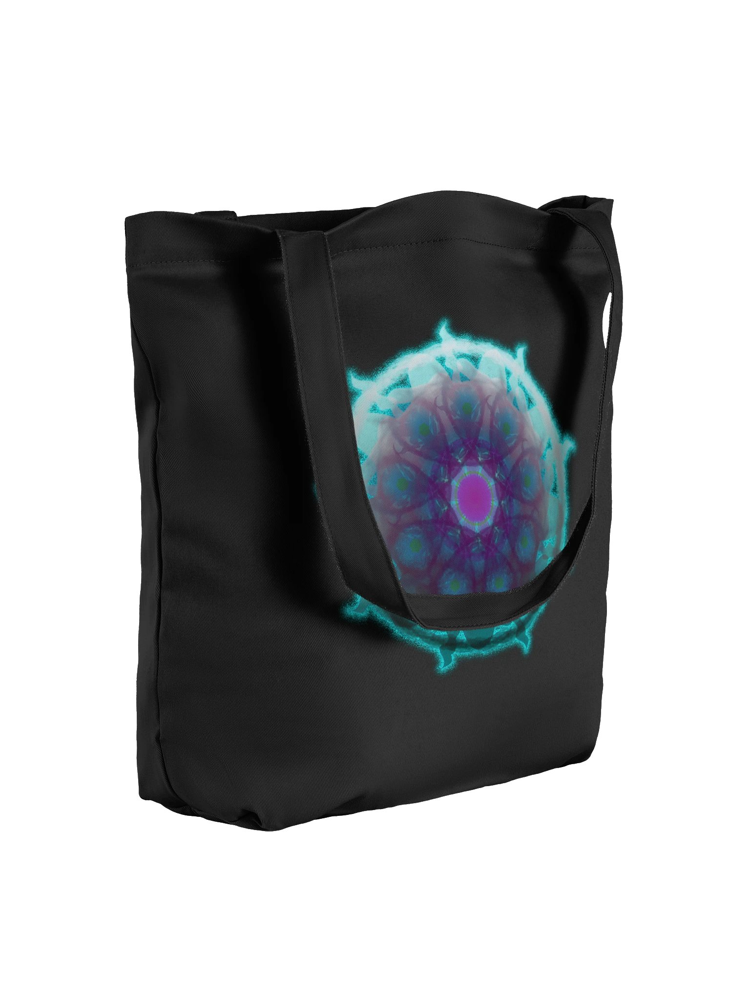 Neon Bloom Tote Bag product image (7)