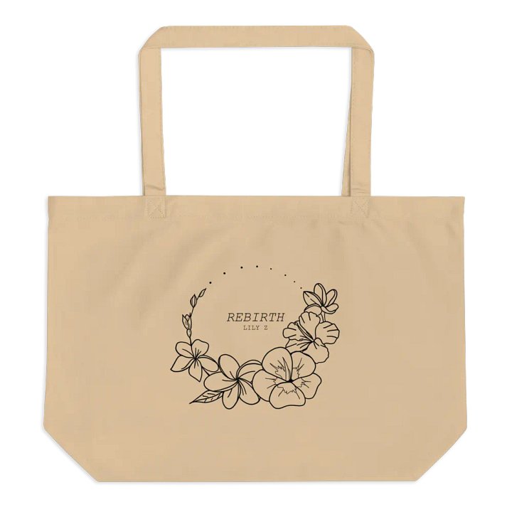 REBIRTH Organic Cotton Tote Bag - Beige product image (1)