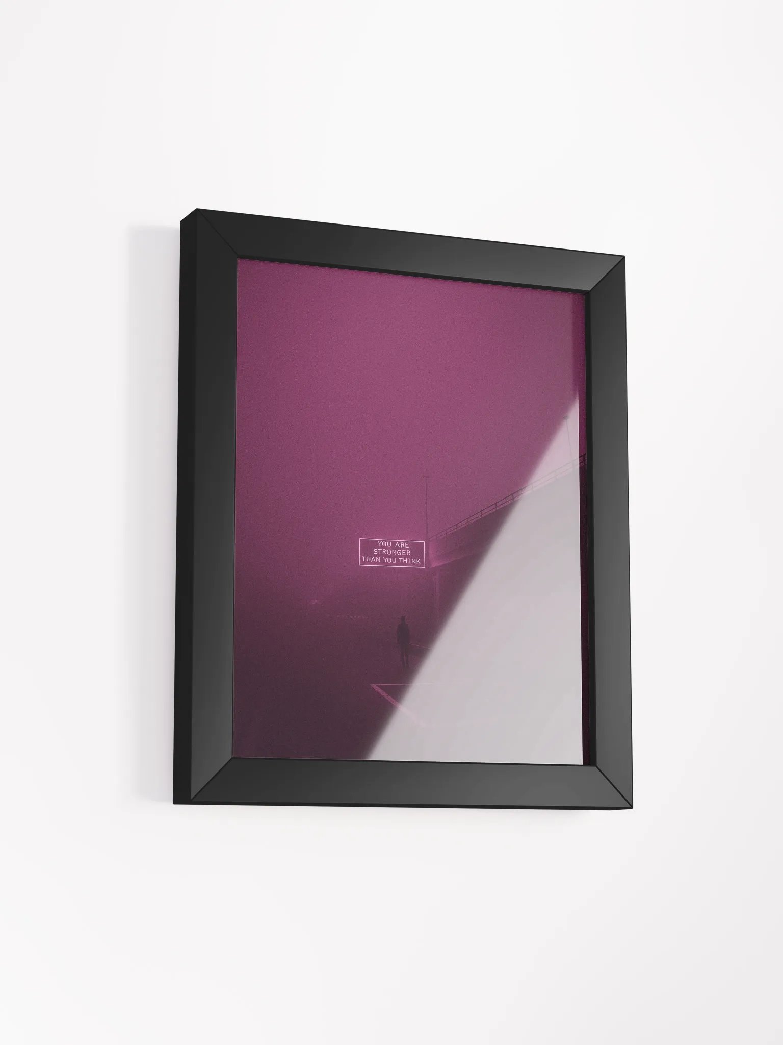 "You are stronger than you think" Framed Poster product image (2)