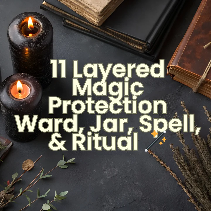 11 Layered Magic Protection Ward, Jar, Spell, & Ritual that ACTUALLY works! 🪄 product image (1)