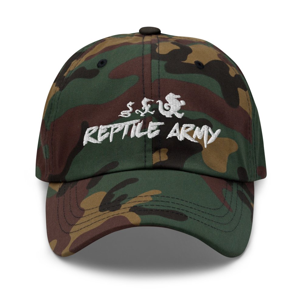 Reptile Army Dad Hat product image (1)
