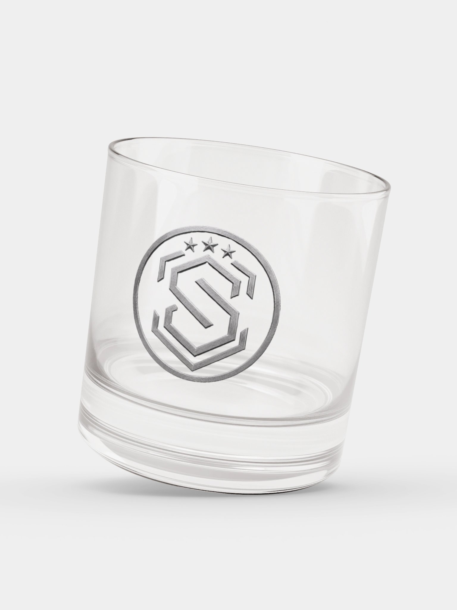 SitRep Monochrome Logo Rocks Glass product image (3)