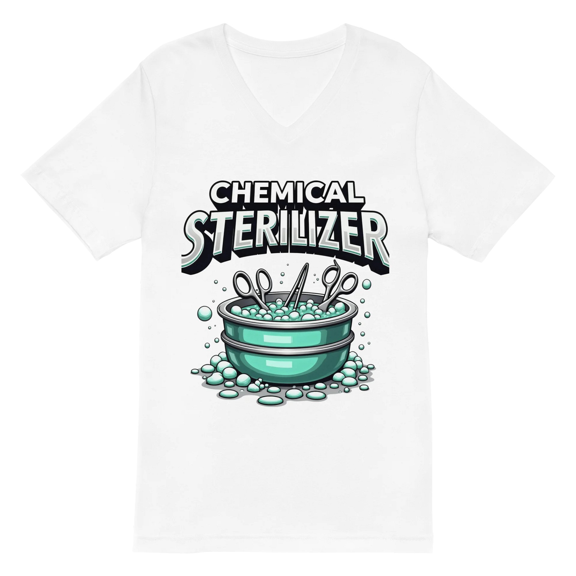 Bubble Sterilizer V-Neck Tee product image (2)