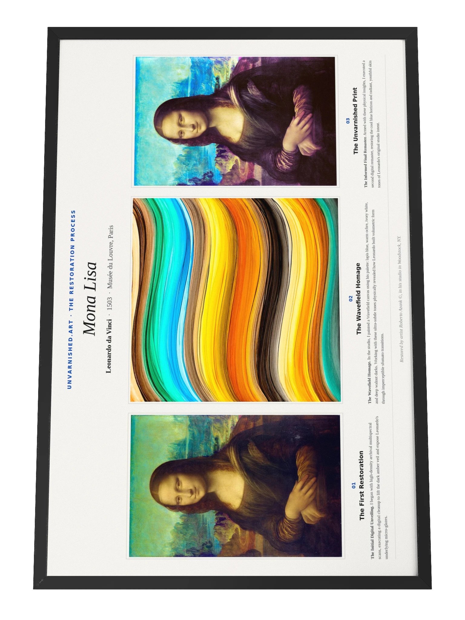Mona Lisa — Framed Process Poster product image (1)