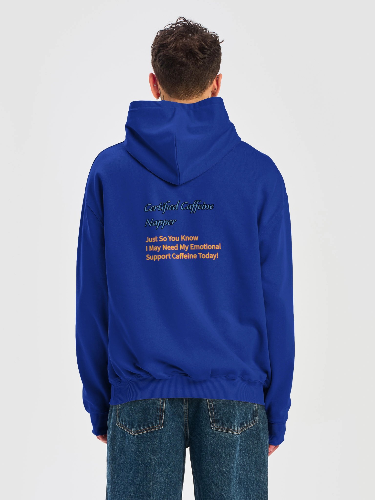 Just So You Know I May Need My Emotional Support Caffeine Today! Oversized Hoodie product image (6)