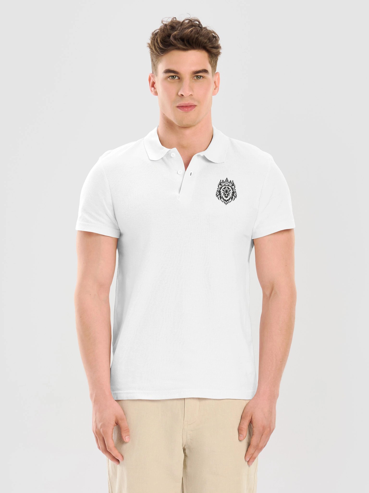 KING Premium White Polo T-Shirt product image (2)