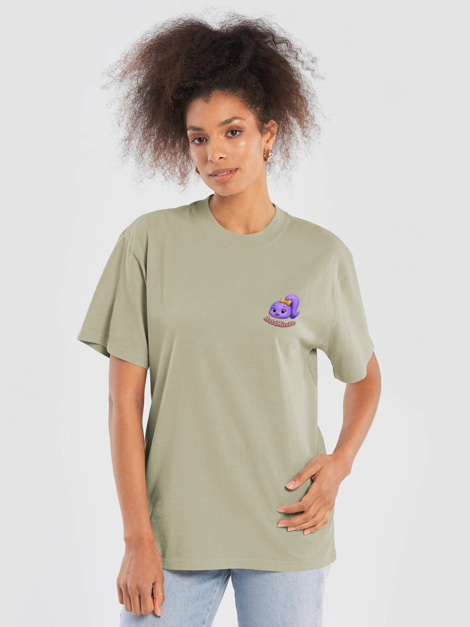 Bella — Premium Artistic Edition T-Shirt (Faded Bone) product image (5)