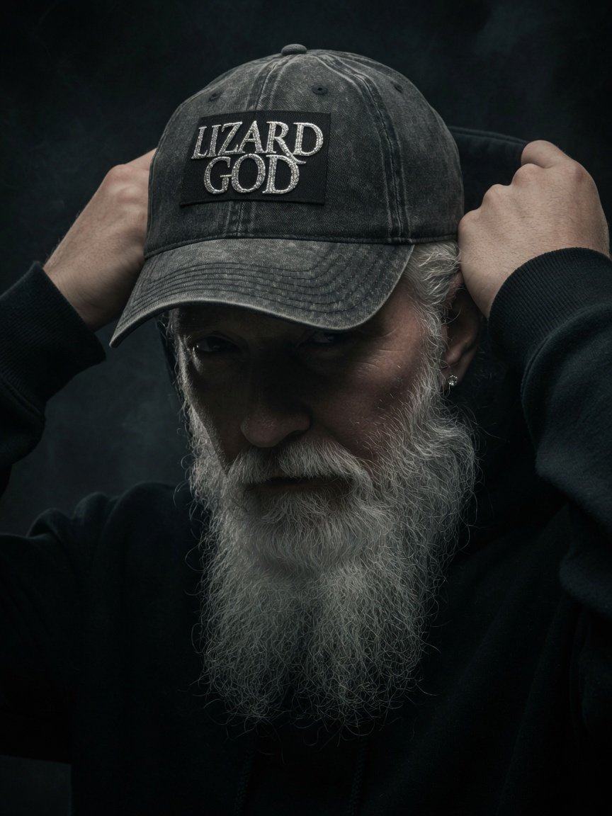 LIZARD GOD - FADED DAD CAP product image (1)