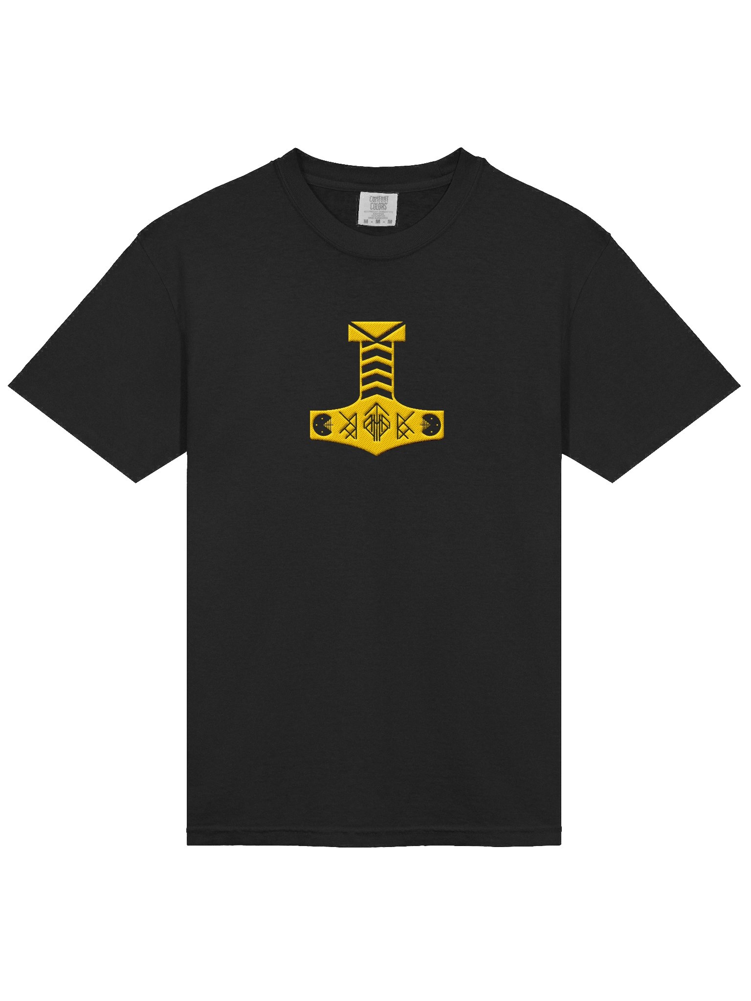Mjölner with Bindrunes - Big Print T-shirt product image (33)