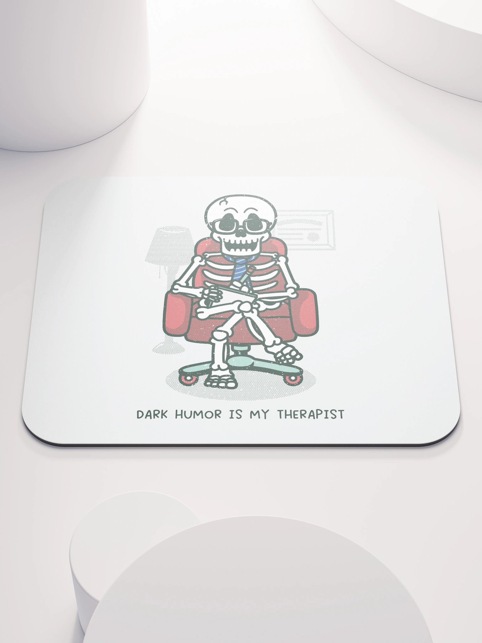 Dark Humor Is My Therapy Mouse Pad product image (1)