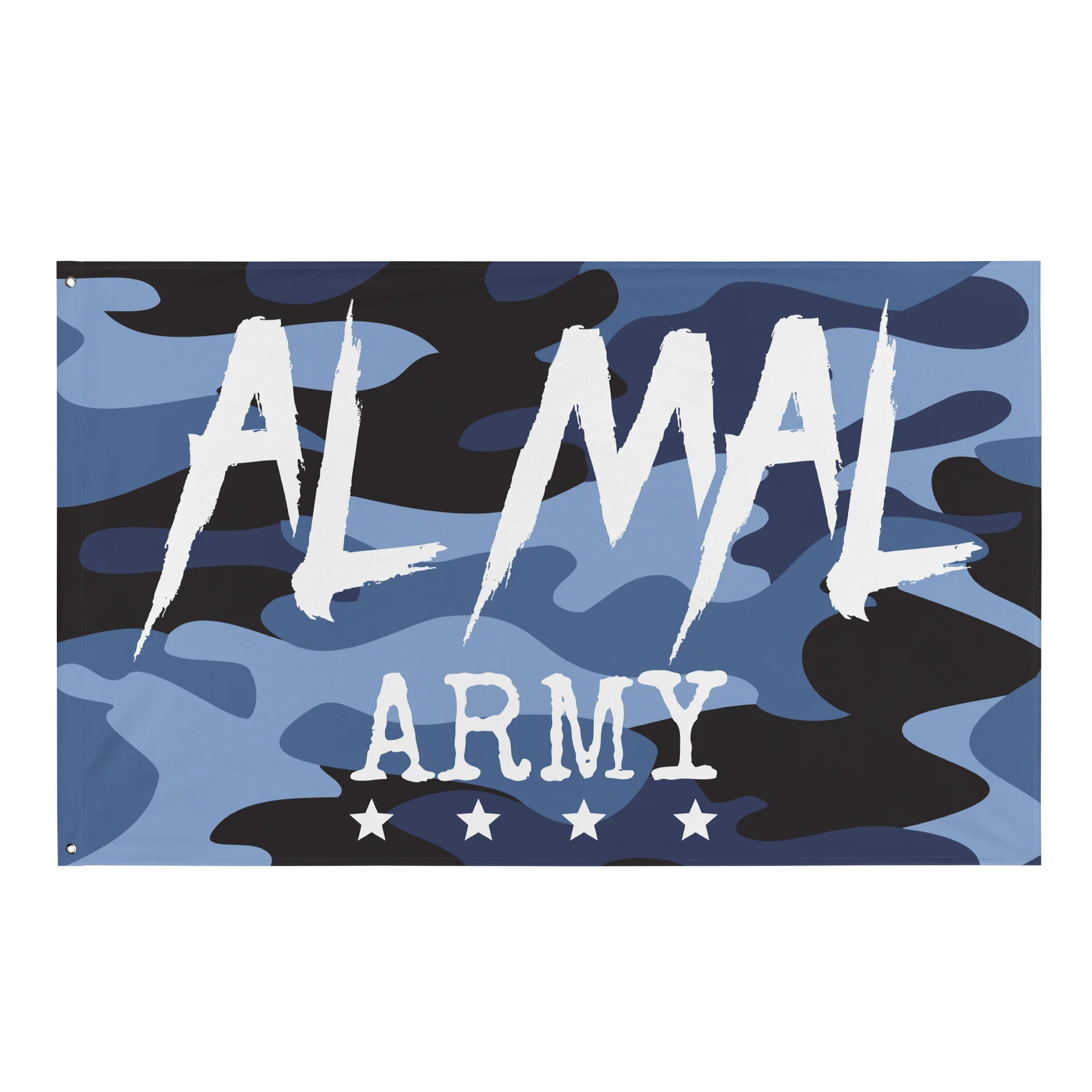 AL MAL ARMY Blue Camo Flag product image (1)