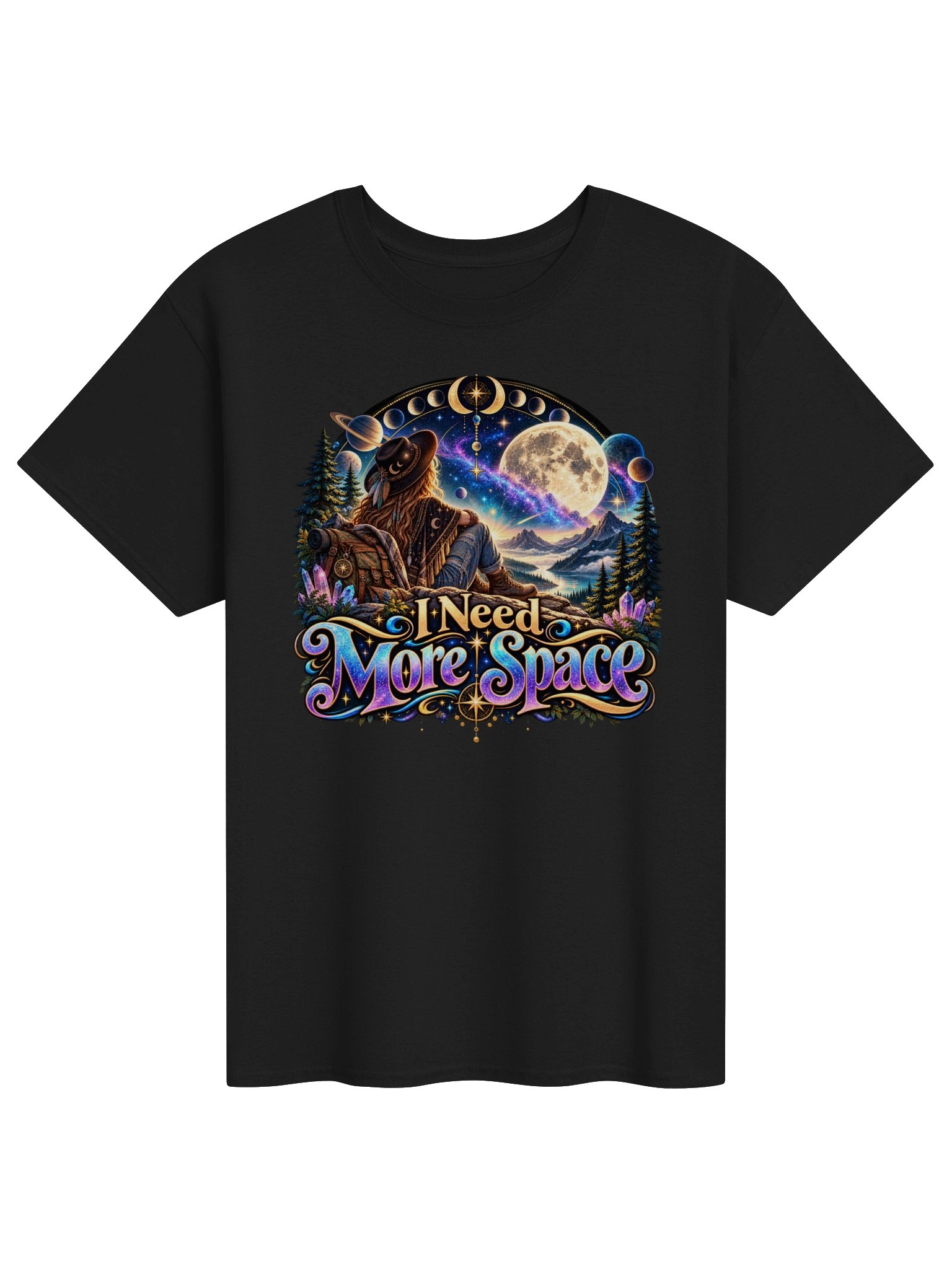 I Need More Space - Gildan Heavyweight T-Shirt - Cosmic Wanderer & Space Art product image (5)