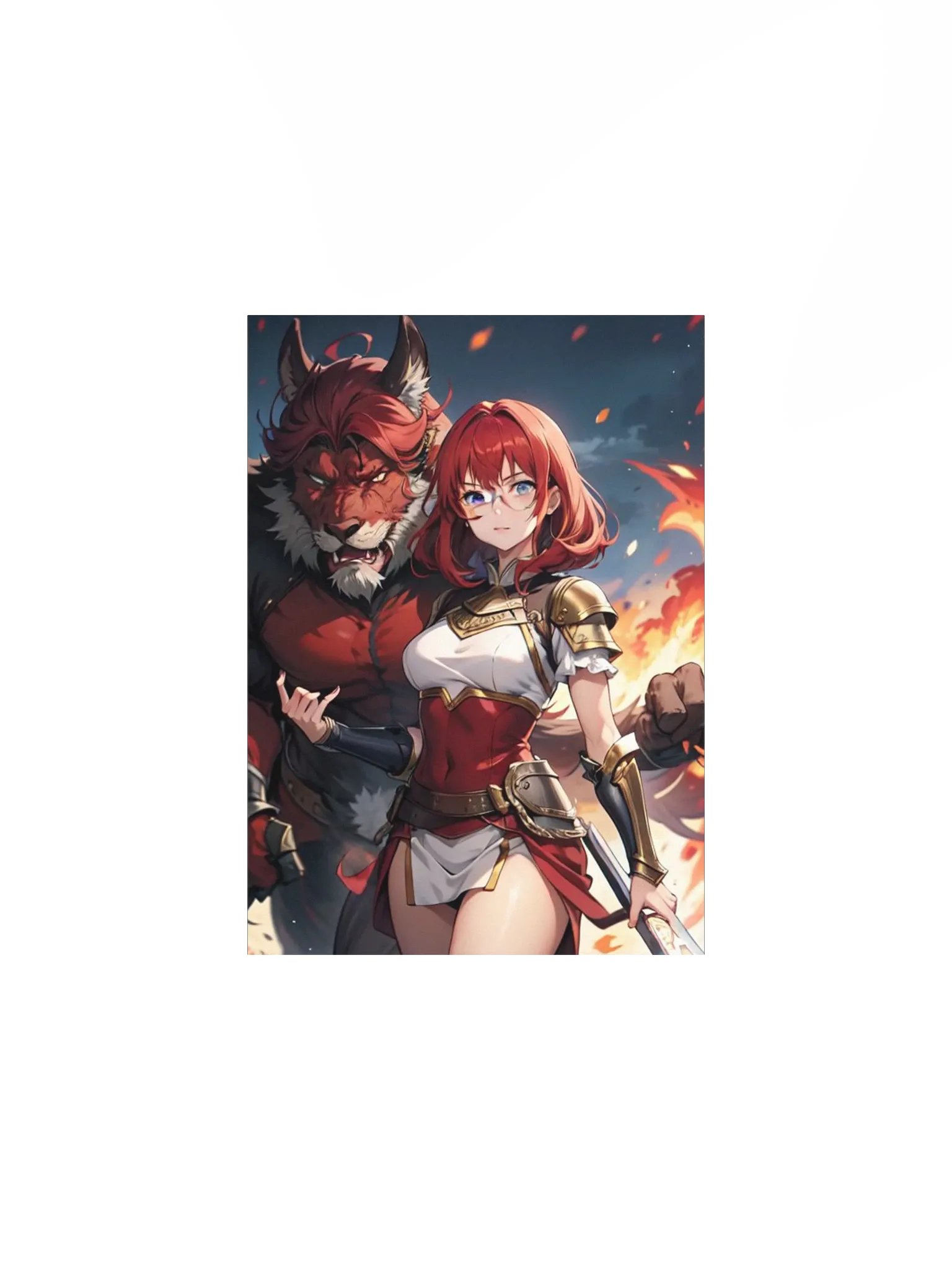 Red K Warrior Poster product image (2)