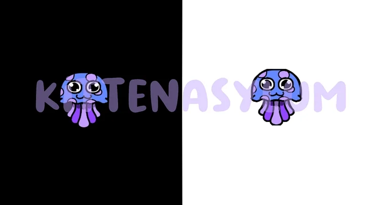 Jellyfish🍥 - Animated Emote Dance in Purple product image (1)
