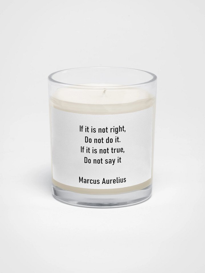 Stoic Quote Candle product image (1)