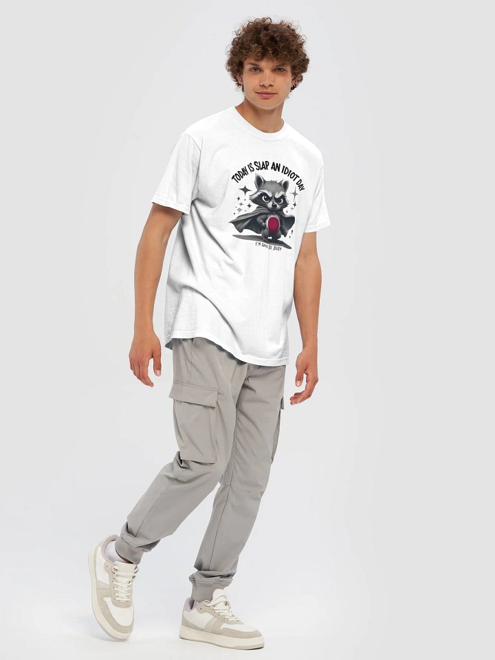 Determined Raccoon Slap An Idiot Tee product image (26)