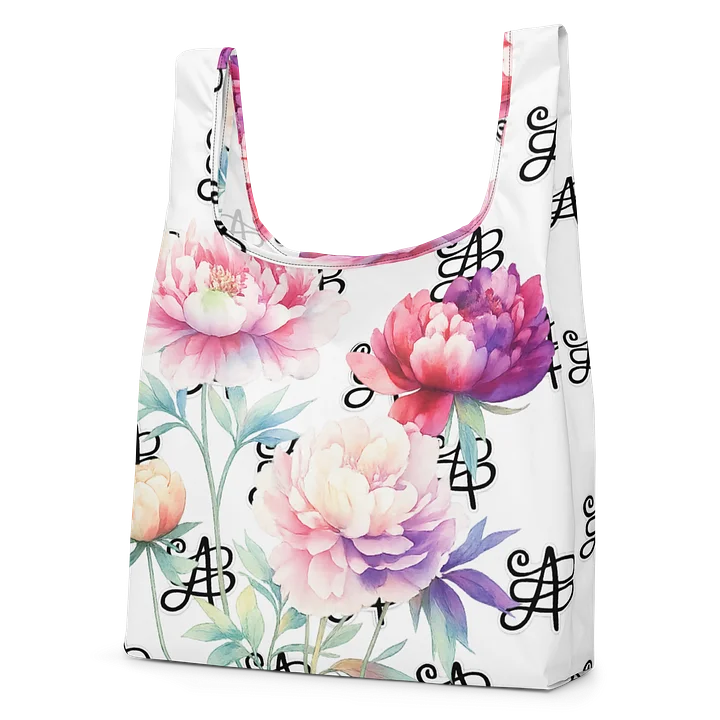 Pastel Bloom All-Over Print Shopping Bag product image (2)