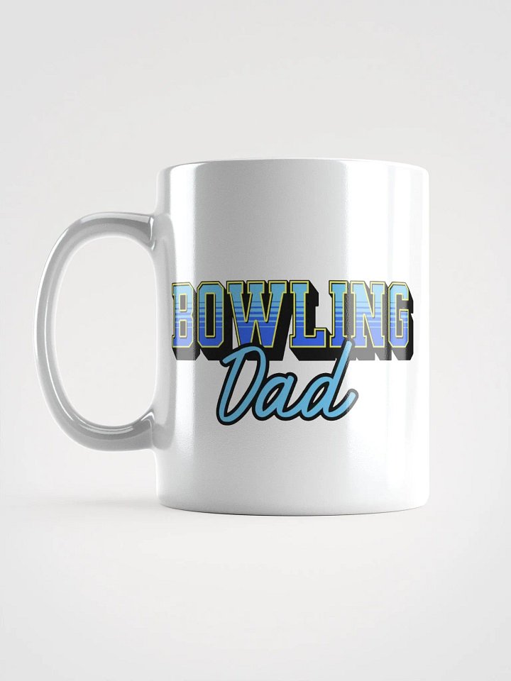 Bowling Dad White Glossy Mug product image (1)