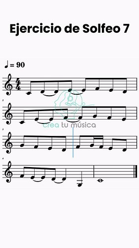 Ejercicio de Solfeo 7