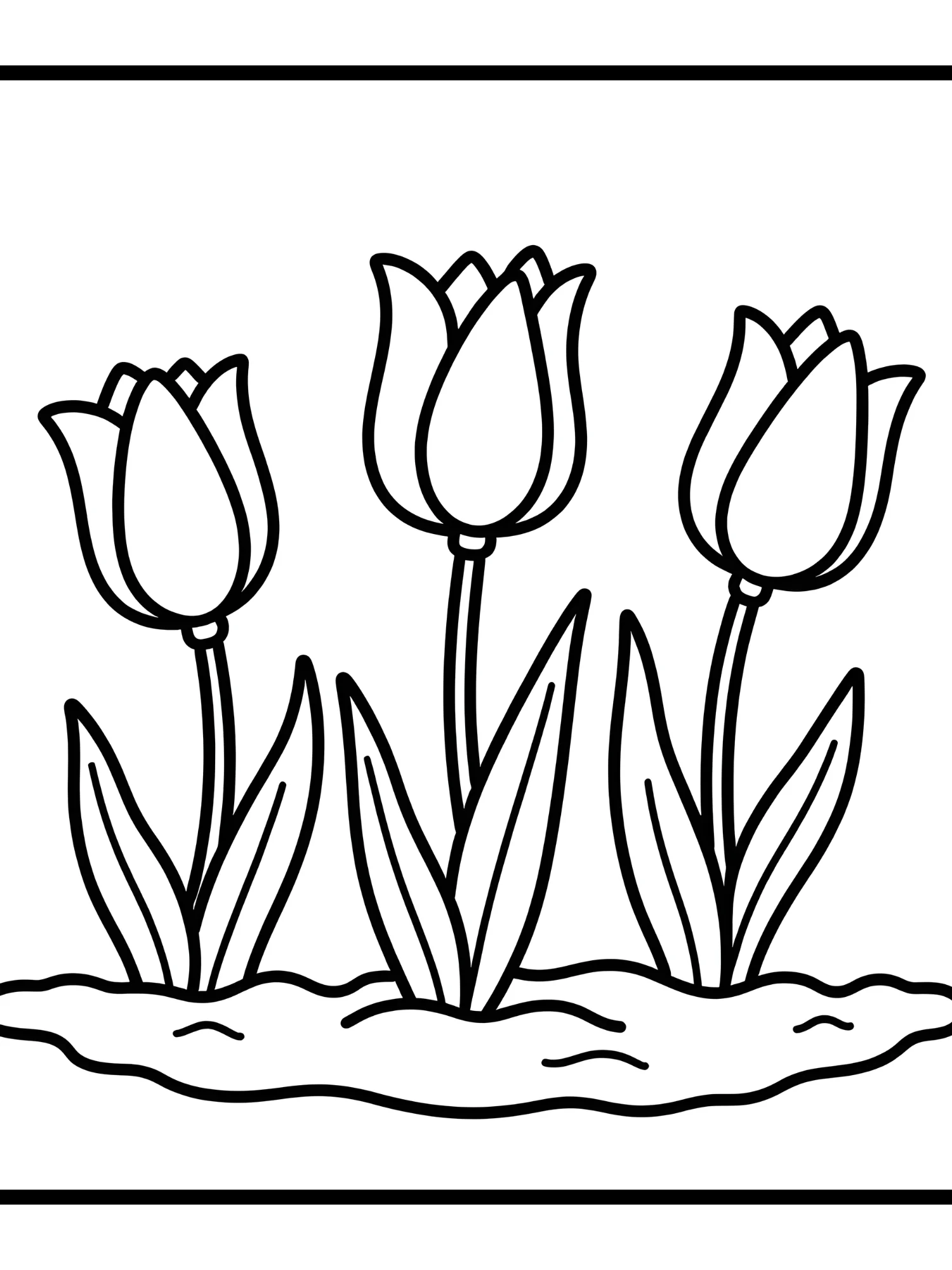 Free Spring Coloring Pages for Kids product image (3)