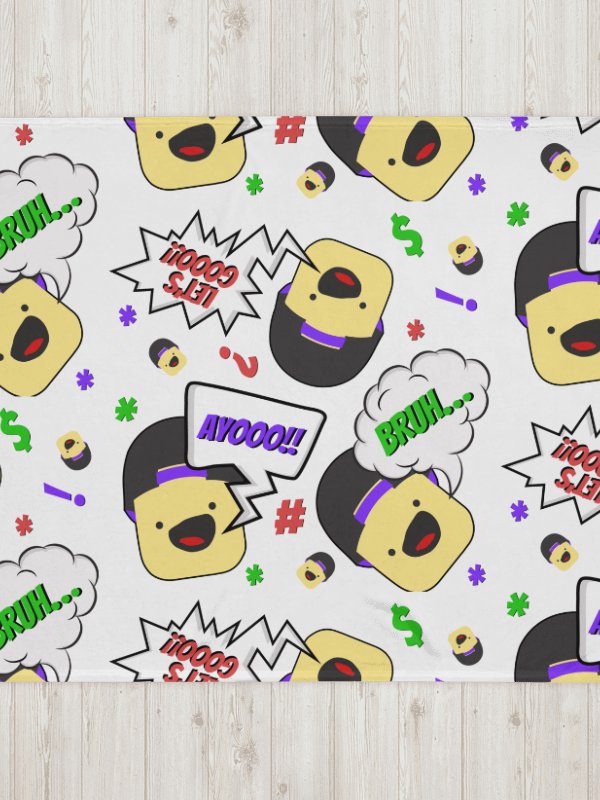 KuttyPlayz Throw Blanket product image (1)