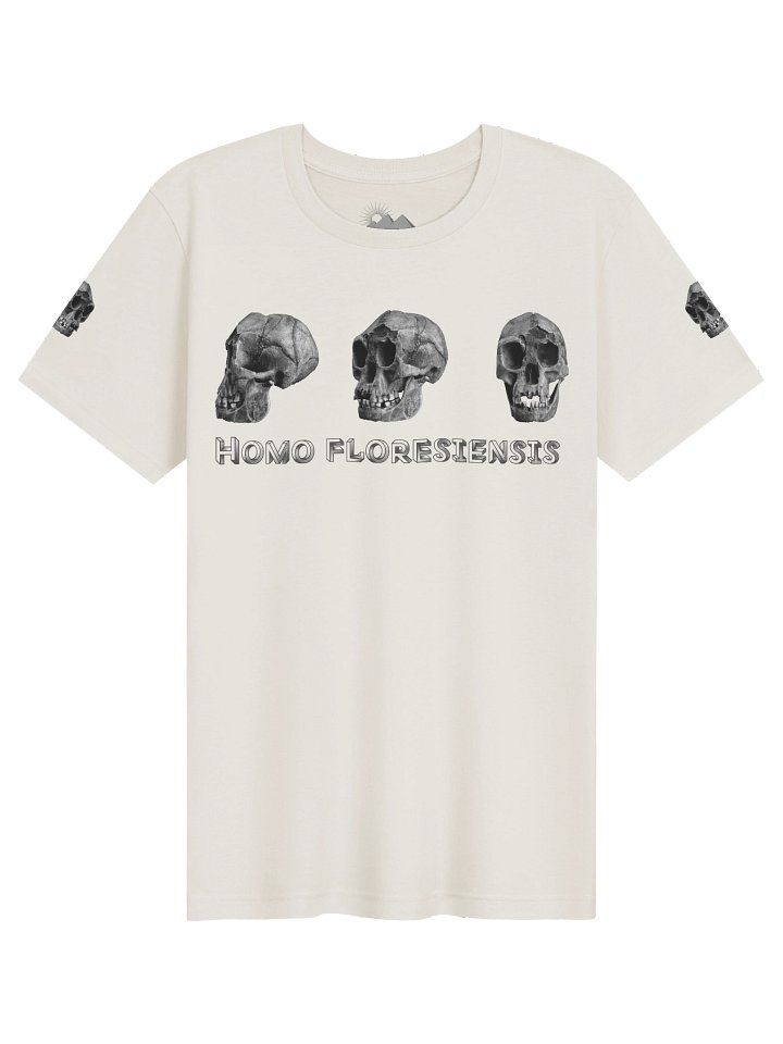 Floresiensis Fossil Skull T-Shirt Light product image (1)