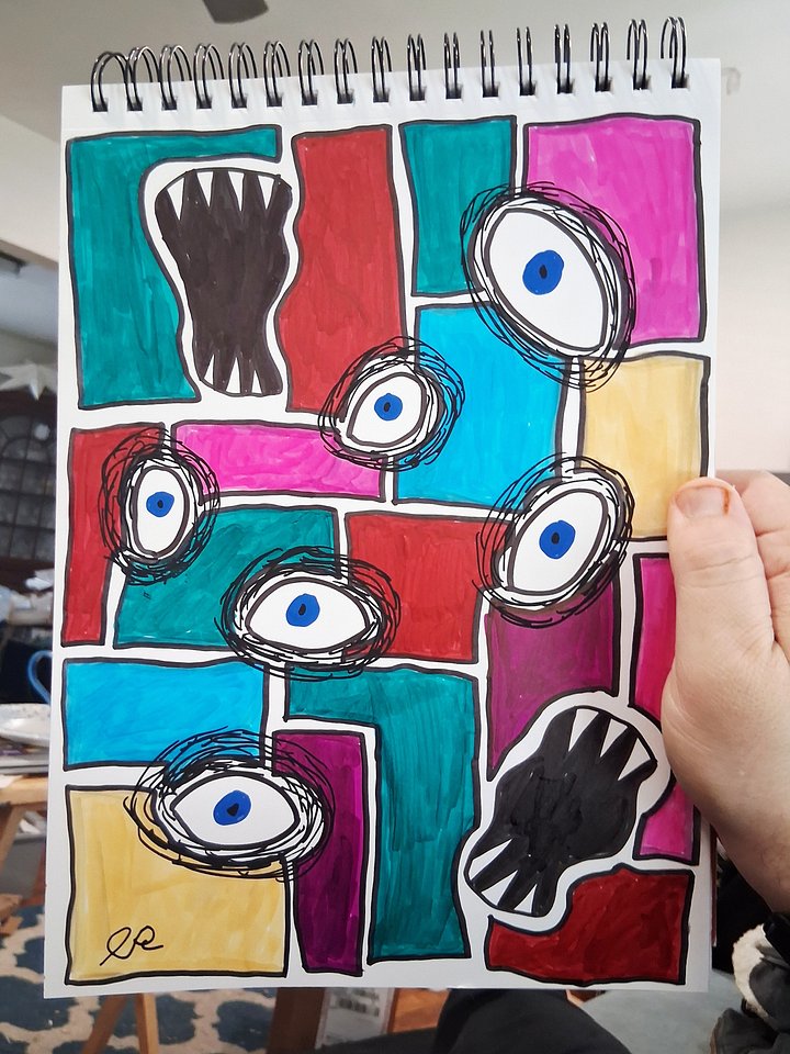 Awakening Chaos Original Drawing product image (1)