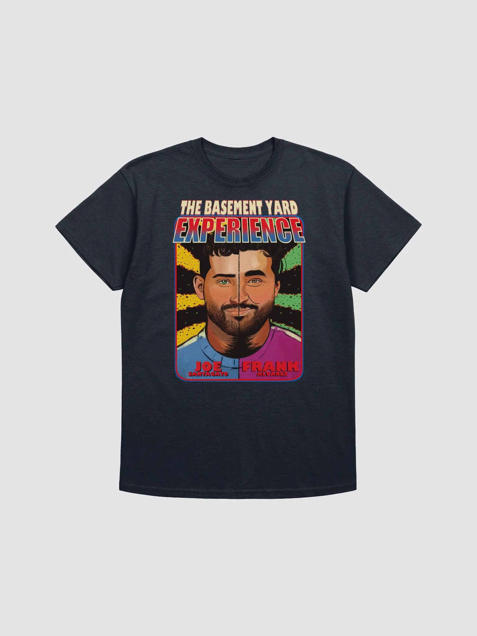 Split Face Basement Yard Experience Tee product image (4)